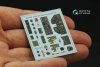 Quinta Studio QD32208 P-40F WarHawk 3D-Printed coloured Interior on decal paper (Trumpeter) 1/32